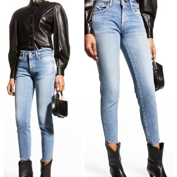 MOUSSY VINTAGE Emelene Skinny Jeans in Blue size 27 - Picture 1 of 10